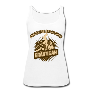 Junggesellenabschied Tank Top - Sepia-JGA-Bräutigam - RAHMENLOS