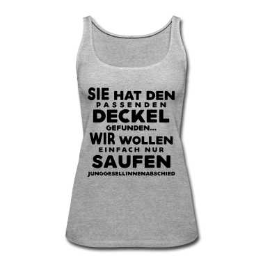 Junggesellenabschied Tank Top - SIE vs. WIR - JGA
