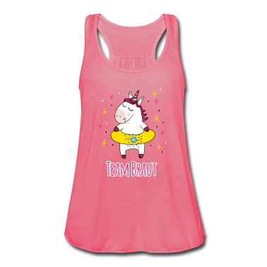 Junggesellenabschied Tank Top - Team Braut - Einhorn - JGA Gruppenshirt