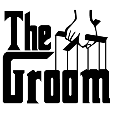 Motiv Der Bräutigam. Junggesellenabschied. Ehemann zu sein. Bräutigam.