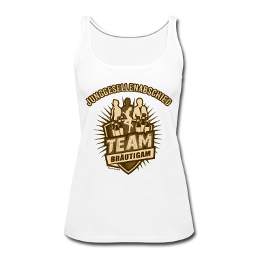Junggesellenabschied Tank Top - Sepia-JGA-Team-Bräutigam - RAHMENLOS