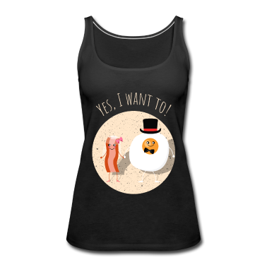 Junggesellenabschied Tank Top - Speck Bacon Ei Lecker Essen Hochzeit Heiraten