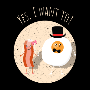 Motiv Speck Bacon Ei Lecker Essen Hochzeit Heiraten