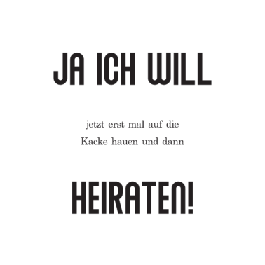 Motiv Junggesellenabschied JGA lustige Sprüche Paare