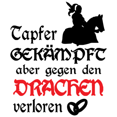 Motiv Hochzeit Junggesellenabschied Drache