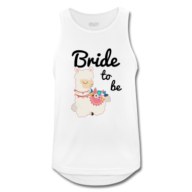 Junggesellenabschied Tank Top - Bride To Be Braut Alpaca Lama Alpaka JGA Party