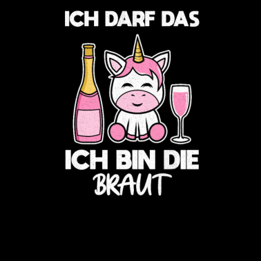 Motiv Einhorn Junggesellinnenabschied Team Braut