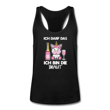 Junggesellenabschied Tank Top - Einhorn Junggesellinnenabschied Team Braut