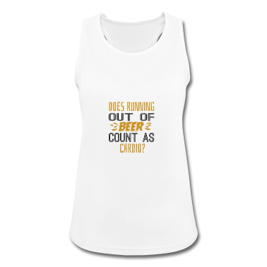 Junggesellenabschied Tank Top - Does Running Out Of Beer Count As Cardio?