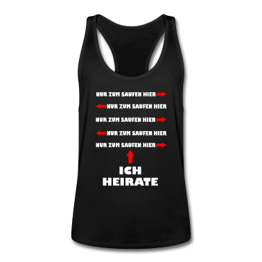 Junggesellenabschied Tank Top - Junggesellenabschied Heiraten Saufen Lustig Spruch