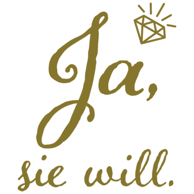 Motiv Ja sie will Junggesellinnenabschied Junggesellin