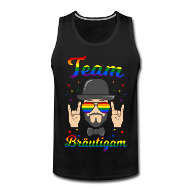Junggesellenabschied Tank Top - Team Bräutigam LGBT Gay Hochzeit Schwulen JGA