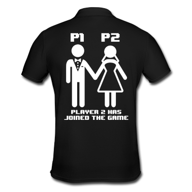 Junggesellenabschied Poloshirt - Junggesellenabschied Gamer Konsole PC Geschenk