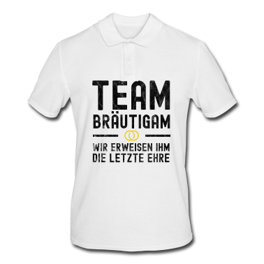 Junggesellenabschied Poloshirt - Team Bräutigam - Junggesellenabschied Outfit