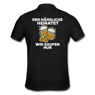 Junggesellenabschied Poloshirt - Lustig Spruch Junggesellenabschied Feier Party