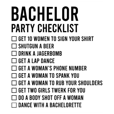 Motiv Junggesellenabschied