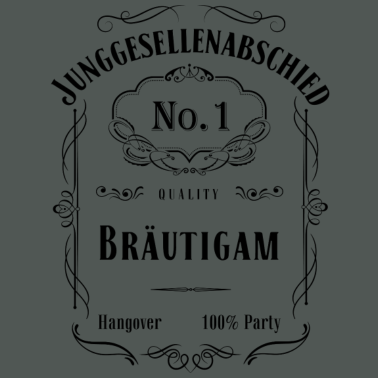 Motiv Junggesellenabschied T-Shirt Männer - Bräutigam