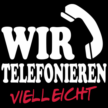 Motiv Wir telefonieren Telefonhörer Anrufen