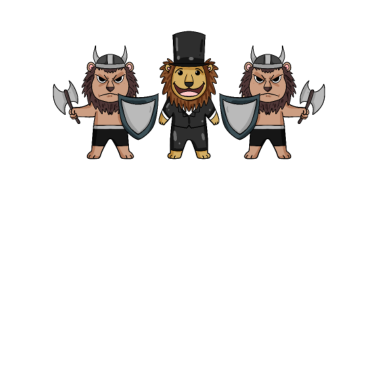 Motiv Bräutigam Security Wikinger Löwen