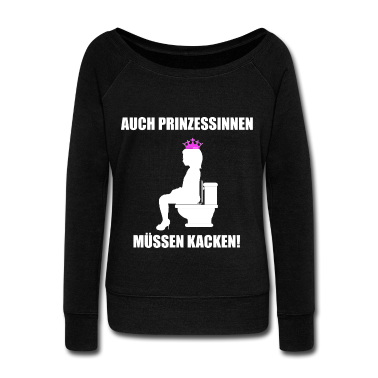 Junggesellenabschied Langarmshirt - Prinzessin Kacken Lustig Mädels