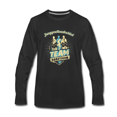 Junggesellenabschied Langarmshirt - Team Bräutigam zum Junggesellenabschied