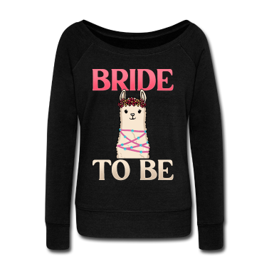 Junggesellenabschied Pullover - Junggesellinnenabschied m. Alpaka, Lama für Braut