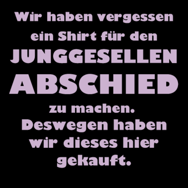 Motiv Junggesellenabschied