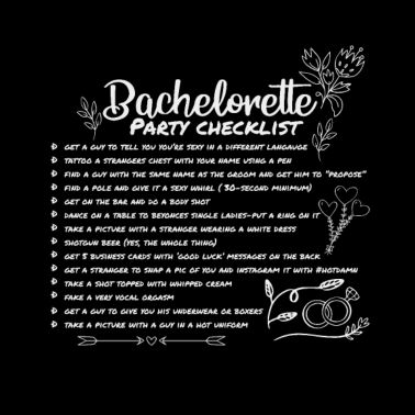 Motiv Junggesellinnenabschied Liste