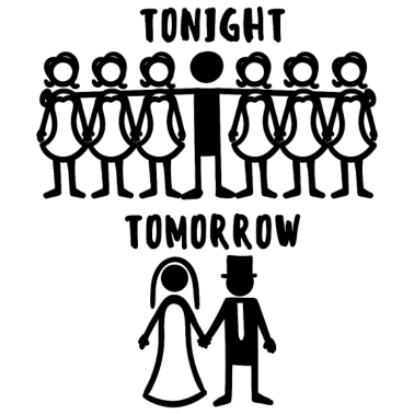 Motiv Junggesellenabschied Polterabend Hochzeitsparty