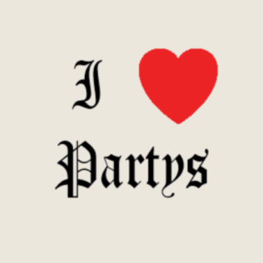 Motiv I love Partys