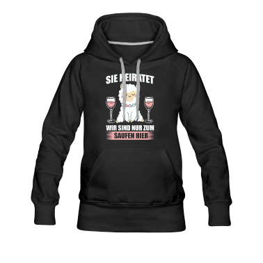 Junggesellenabschied Hoodie - Alpaka Braut Heirat JGA Junggesellenabschied