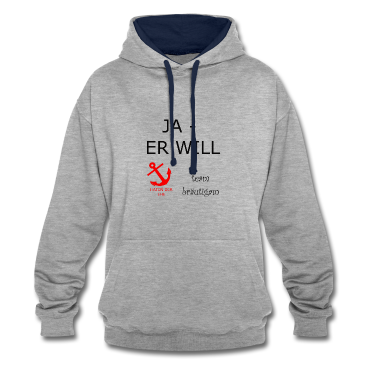 Junggesellenabschied Hoodie - JA ER WILL HEIRATEN