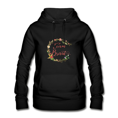 Junggesellenabschied Hoodie - Wreath 2 team braut 2