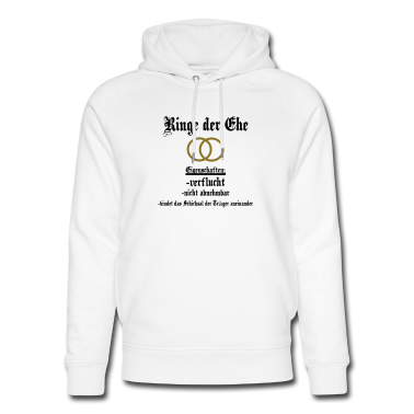 Junggesellenabschied Hoodie - Ringe der Ehe