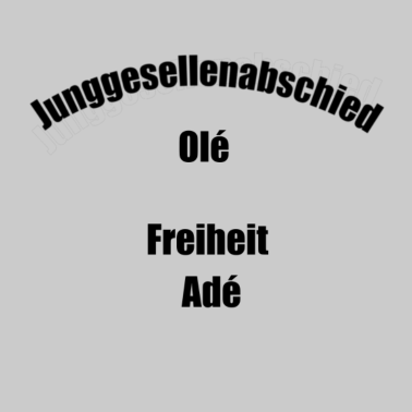 Motiv Junggesellenabschied