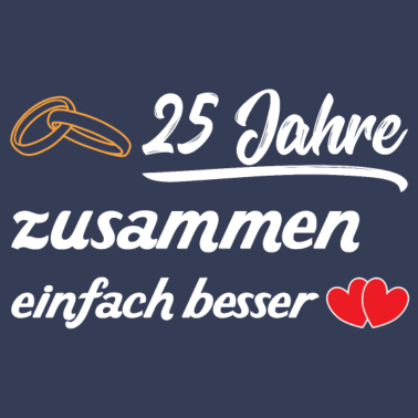 Motiv 25 Jahre verheiratet - Silberhochzeit
