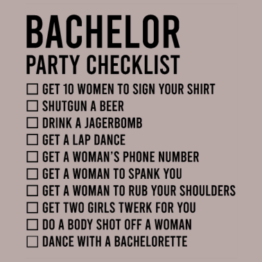 Motiv Junggesellenabschied