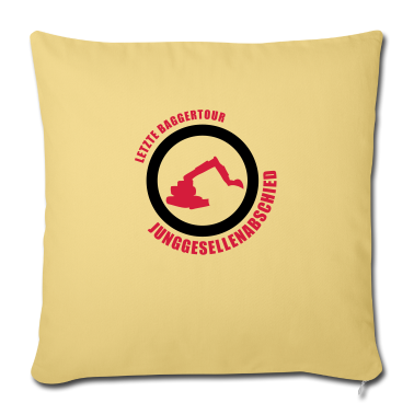 Junggesellenabschied Kissenbezug - baggertour junggesellenabschied