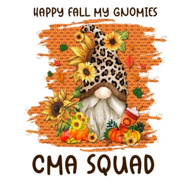 Motiv Happy Fall My Gnomies CMA Squad