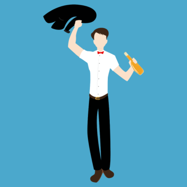 Motiv Gentleman Junggesellenabschied