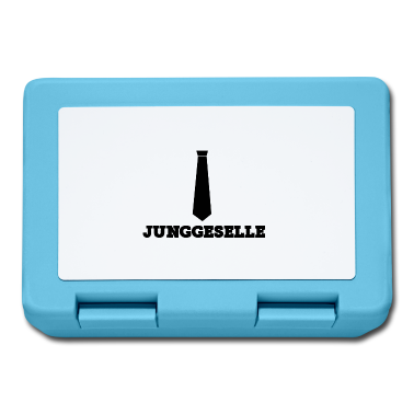 Junggesellenabschied Brotdose - Junggeselle mit Krawatte Junggesellenabschied