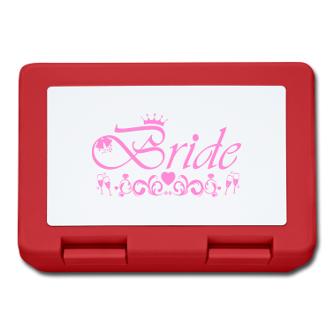 Junggesellenabschied Brotdose - Bride - Junggesellenabschied, (rosa)