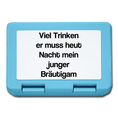 Junggesellenabschied Brotdose - hochzeitspaar junggesellenabschied Junggesellin