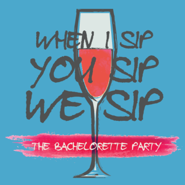 Motiv Junggesellenabschied Trauzeugin Prosecco Party