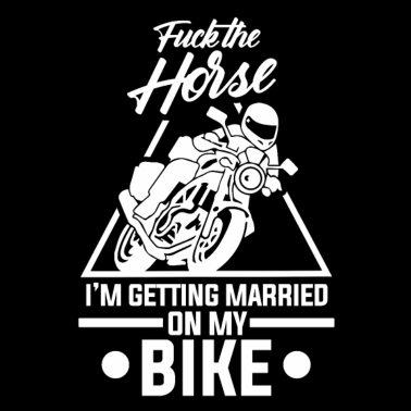 Motiv JGA Braut Bräutigam Motorrad Heiraten Geschenk