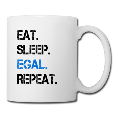 Junggesellenabschied Tasse - Egal Lustig Spruch JGA Mallorca Party