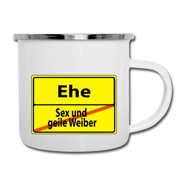 Junggesellenabschied Emaille Tasse - Junggesellenabschied