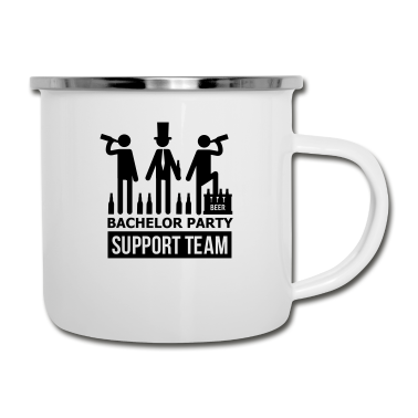 Junggesellenabschied Emaille Tasse - junggesellenabschied