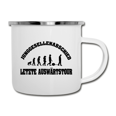 Junggesellenabschied Emaille Tasse - Junggesellenabschied