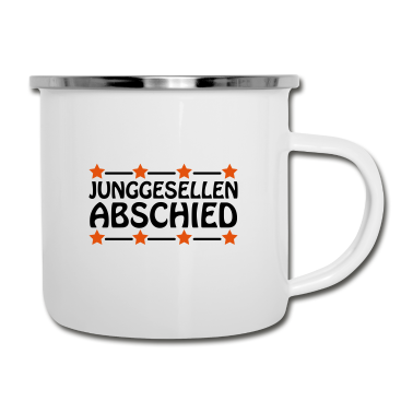 Junggesellenabschied Emaille Tasse - junggesellenabschied